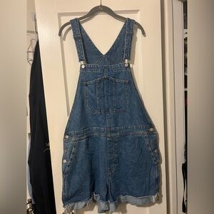 Old Navy Classic Blue Denim Overalls